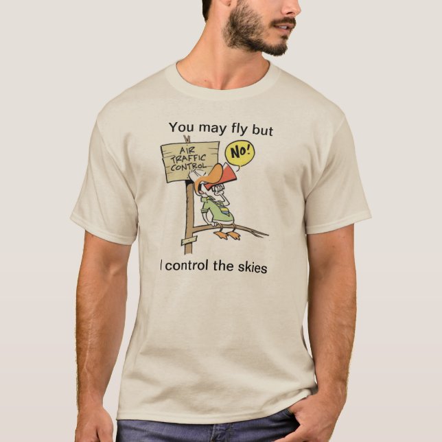 Kontrolle Skies Cartoon Shirt (Vorderseite)