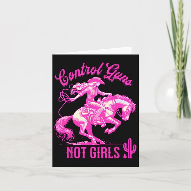 Kontrolle spielt keine Mädchen Reproduktionsrechte Karte (Vorderseite)