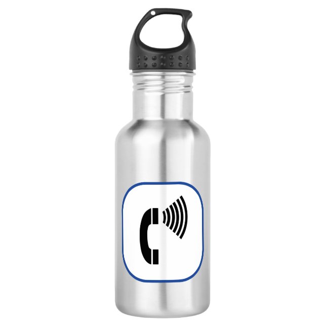 Kontrolle Telefon Edelstahlflasche (Vorderseite)