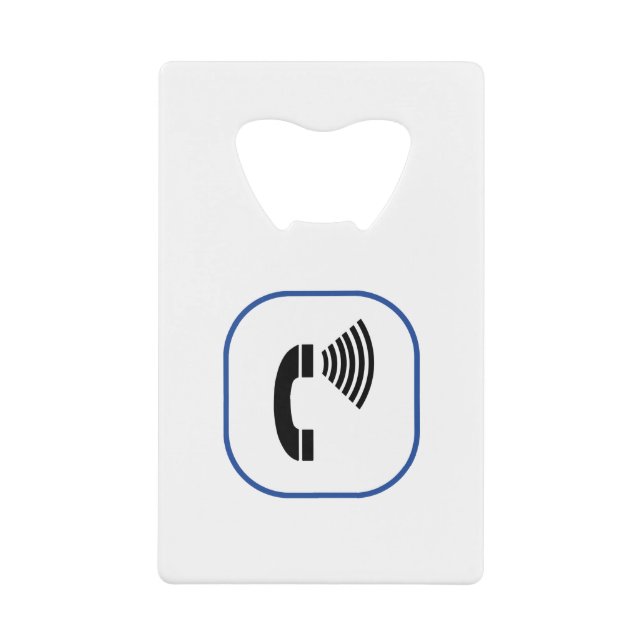 Kontrolle Telefon Geldbeutel Flaschenöffner (Vorderseite)