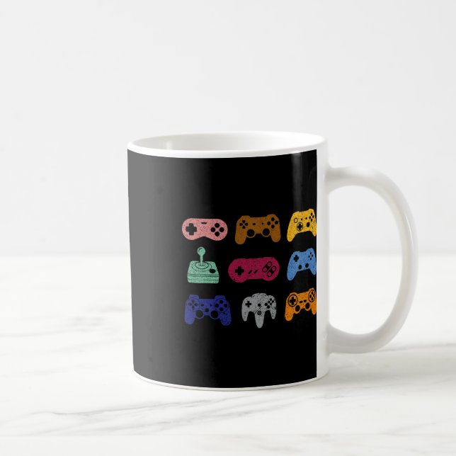Kontrolle Video Game Controller Console Gaming Ret Kaffeetasse (Rechts)
