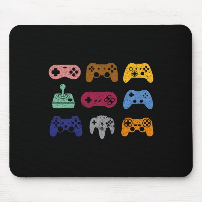 Kontrolle Video Game Controller Console Gaming Ret Mousepad (Vorne)