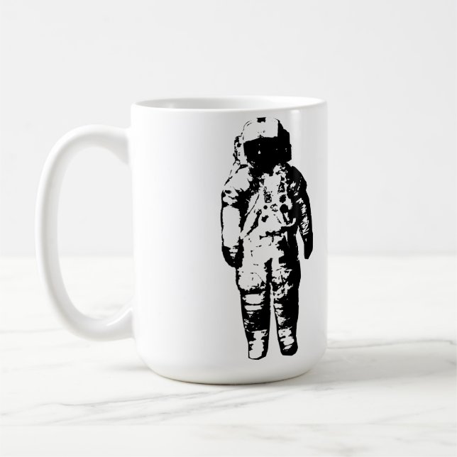 Kontrolle zu Major Tom - Astronautencoffee Cup Tasse (Links)