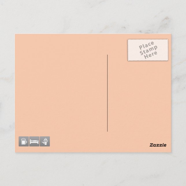 Kontrollen für den -, Schlaf- und Luftverkehr Postkarte (Rückseite)