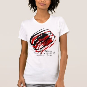Kontrolliertes Entwurfsmuster Chaos-kreativen T-Shirt