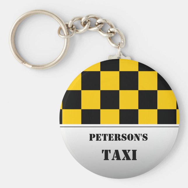 Kontrolliertes Taxi-Monogramm Schlüsselanhänger (Vorne)