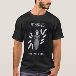 Kontrollteufel – Dark Anime Makima Illustration T-Shirt