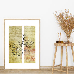 Kontur Butterfly Background Poster