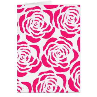 Kontur der heißen rosa Blume