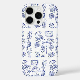 Kontur des Mittelmeerraums iPhone 16 Pro Hülle