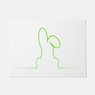 Kontur eines Haselicht gre Fußmatte