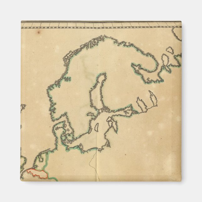 Kontur Europa Magnet (Vorne)