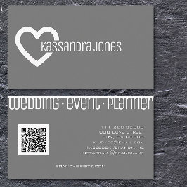 Kontur Grau-Weiß- Visitenkarte