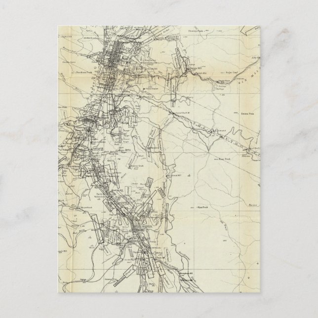 Kontur Karte des Bezirks Washoe (Vorderseite)