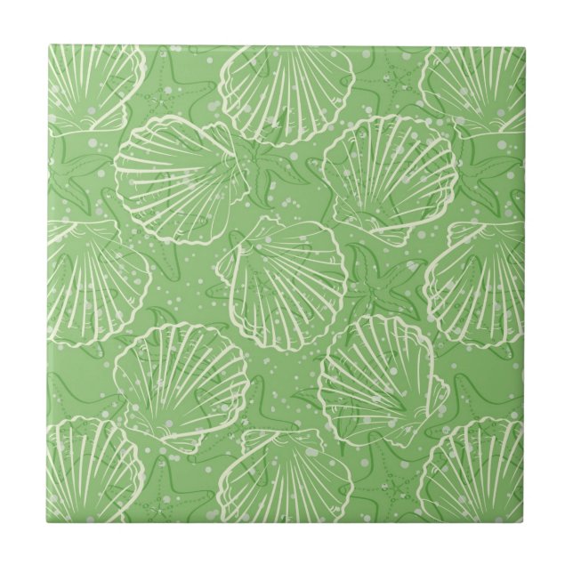 Kontur Seashells Fliese (Vorderseite)