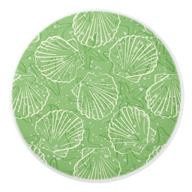 Kontur Seashells Keramikknauf (Vorderseite)