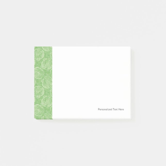 Kontur Seashells Post-it Klebezettel (Vorderseite)