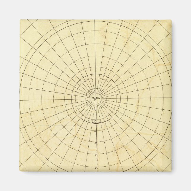 Kontur Süd-Hemisphäre Magnet (Vorne)