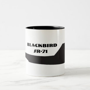 Kontur-Tasse der Amsel-SR-71 Zweifarbige Tasse