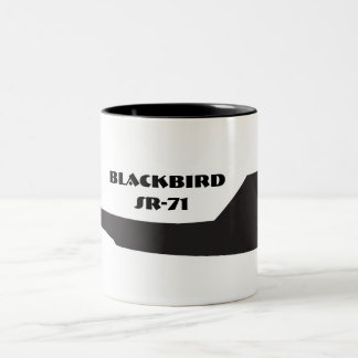 Kontur-Tasse der Amsel-SR-71 Zweifarbige Tasse