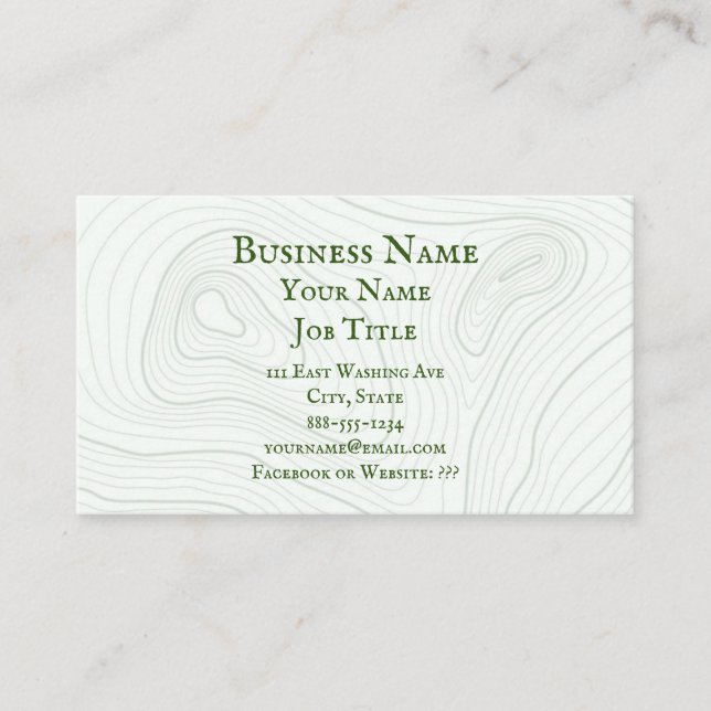 Konturen Terminkarte (Vorderseite)