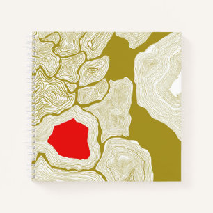 Konturen, topographisches Buch