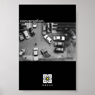 Konversation. Poster