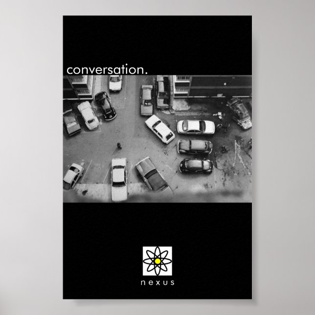Konversation. Poster (Vorne)