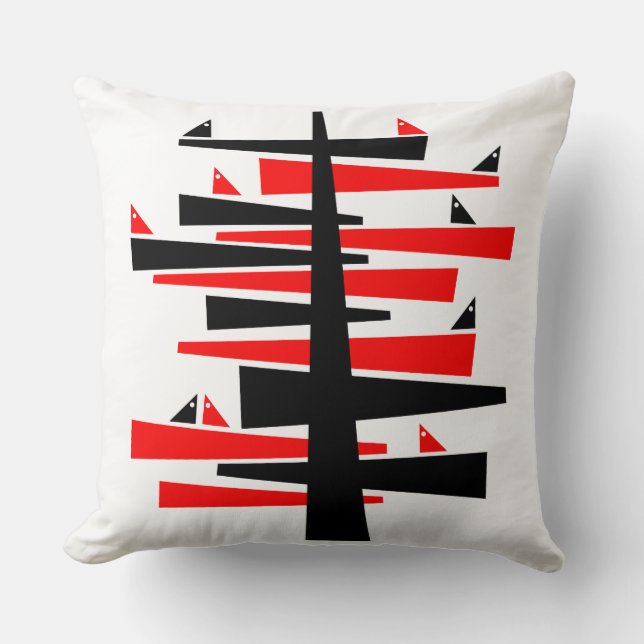 Konversationsbaum Kissen (Vorderseite)