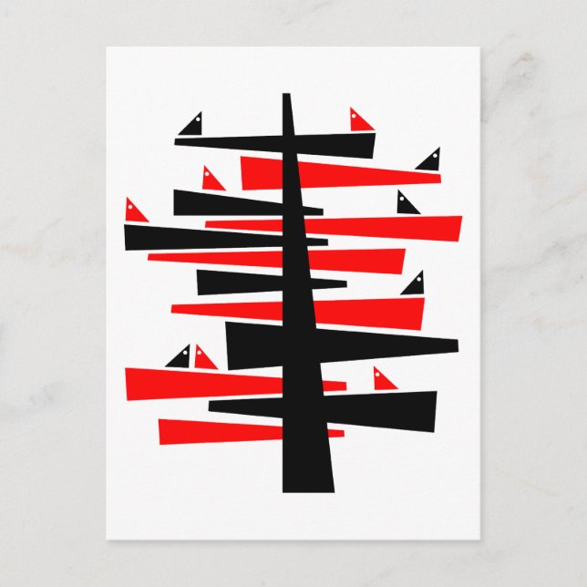 Konversationsbaum Postkarte (Vorderseite)
