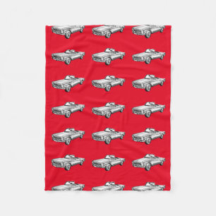 Konvertierbare Auto-Illustration MERCEDES-BENZ 280 Fleecedecke