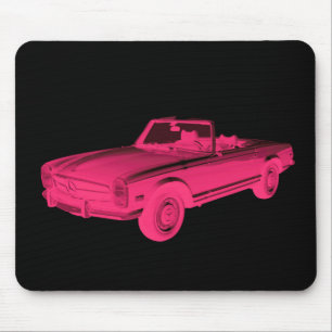 Konvertierbare Pop-Kunst MERCEDES-BENZ 280 SL Mousepad