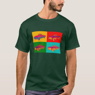 Konvertierbare Pop-Kunst MERCEDES-BENZ 280 SL T-Shirt