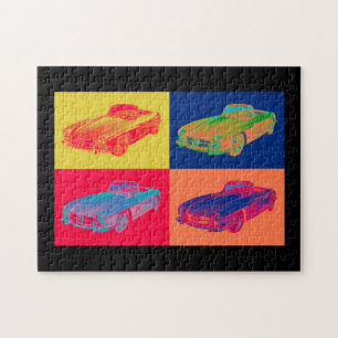 Konvertierbare Pop-Kunst MERCEDES-BENZ 300 SL Puzzle