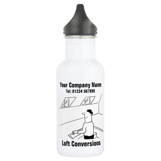 Konvertierung von Loft oder Attika zum Personalisi Edelstahlflasche (Links)