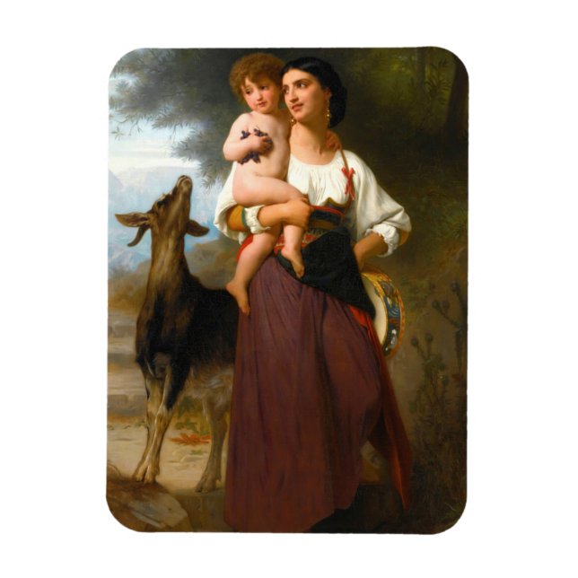 Konvoitis von William Bouguereau Magnet (Vertikal)