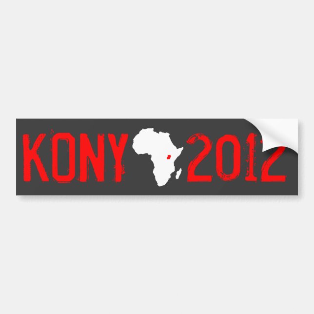 Kony 2012 autoaufkleber (Vorne)