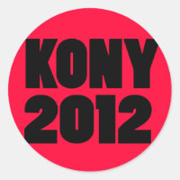 KONY 2012 Light Stickers