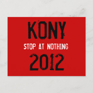 Kony 2012 Postkarte