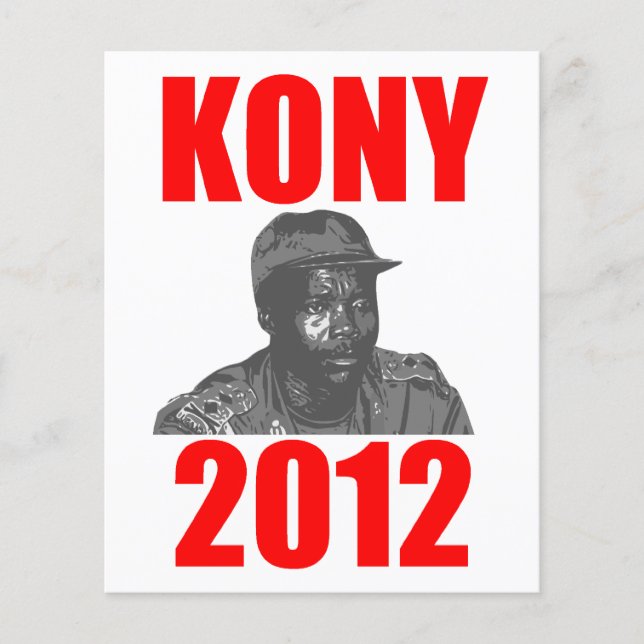 Kony 2012 Stopp Joseph Kony Flyer (Vorne)