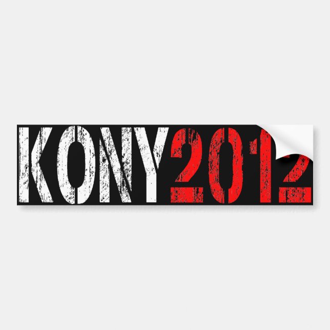 KONY AUTOAUFKLEBER 2012 (Vorne)