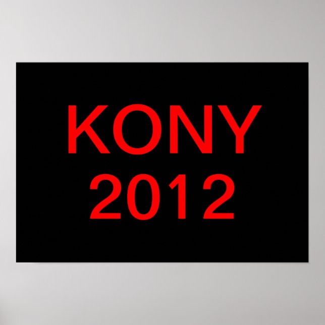 Kony beenden poster (Vorne)