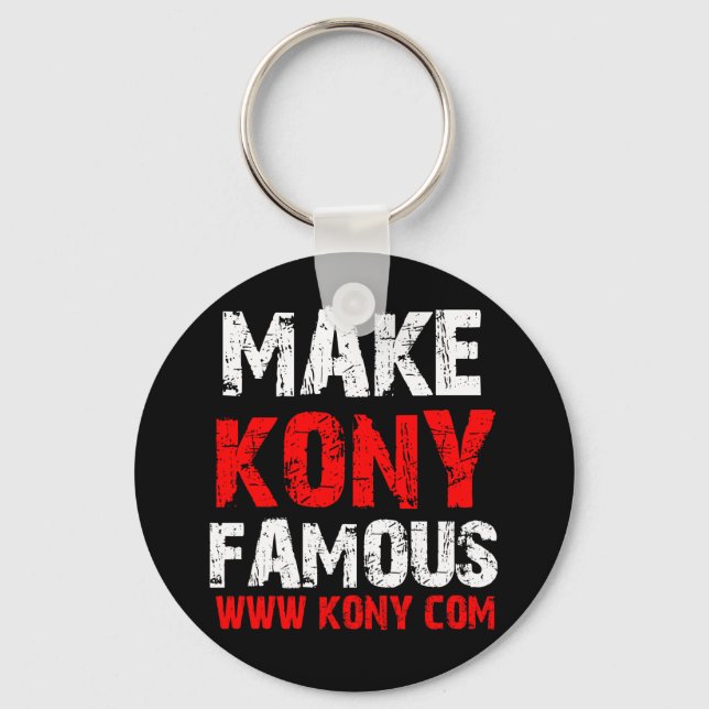 Kony Famous - Kony 2012 Schlüsselanhänger (Vorderseite)