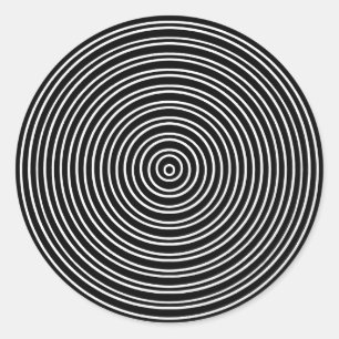 Konzentrat Runder Aufkleber