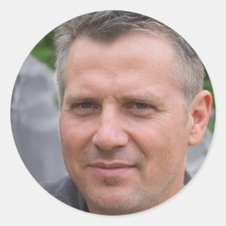 Konzentration auf das Gute Runder Aufkleber