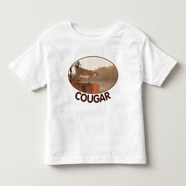 Konzentration - Cougar Kleinkind T-shirt (Vorderseite)
