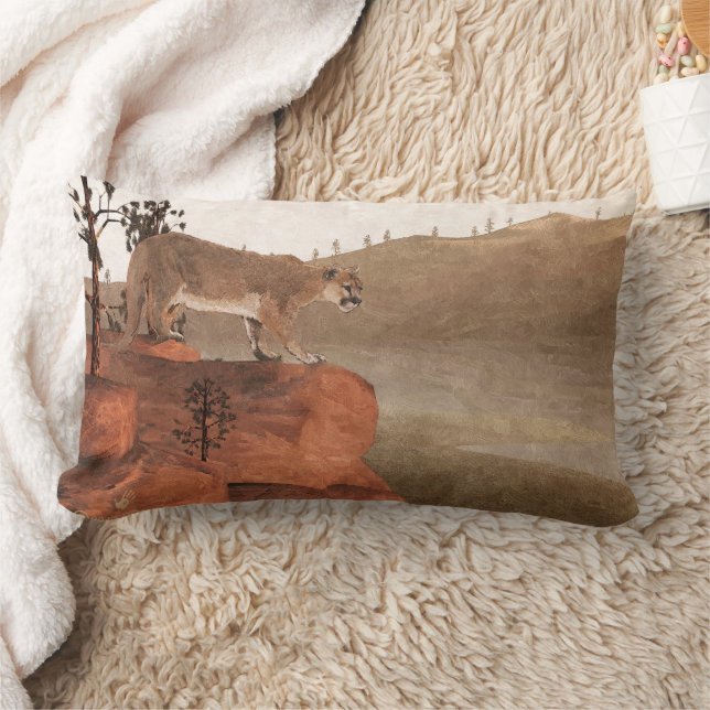 Konzentration - Cougar Lendenkissen (Decke)