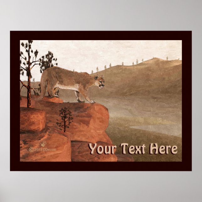 Konzentration - Cougar Poster (Vorne)