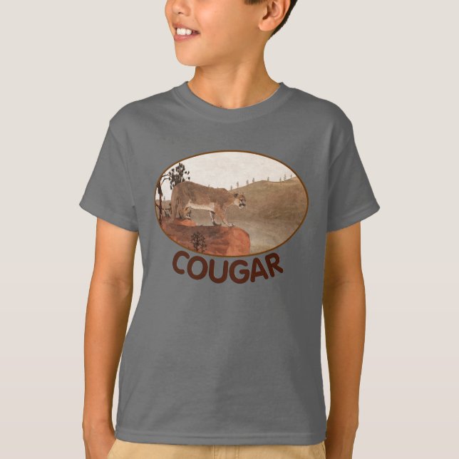 Konzentration - Cougar T-Shirt (Vorderseite)