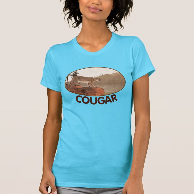 Konzentration - Cougar T-Shirt (Vorderseite)